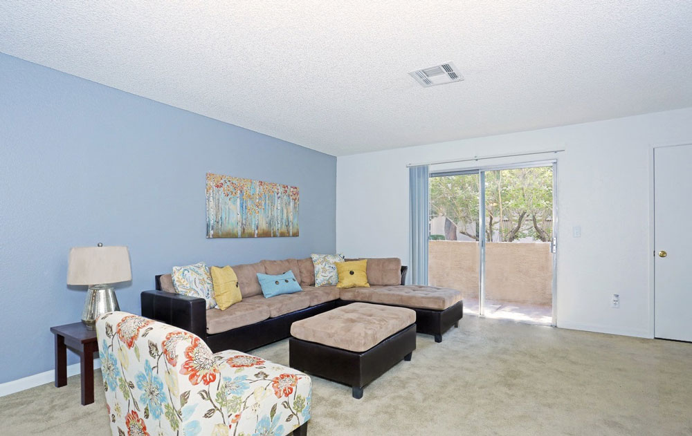 This image displays interior photo of Las Palomas Apartments